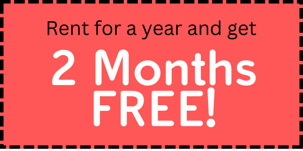 Storage4u rent for a year and get 2 months free!
